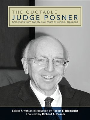 cover image of The Quotable Judge Posner